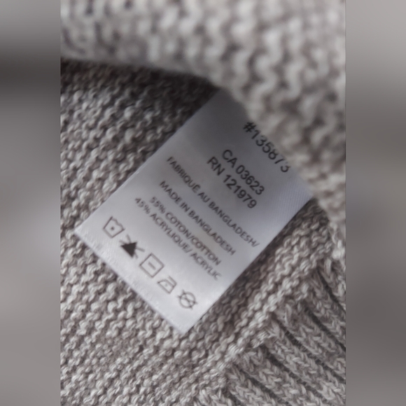 Projek Raw Men's Size Large Marled Full Zip Cardigan Sweater Gray NWT - Picture 7 of 7